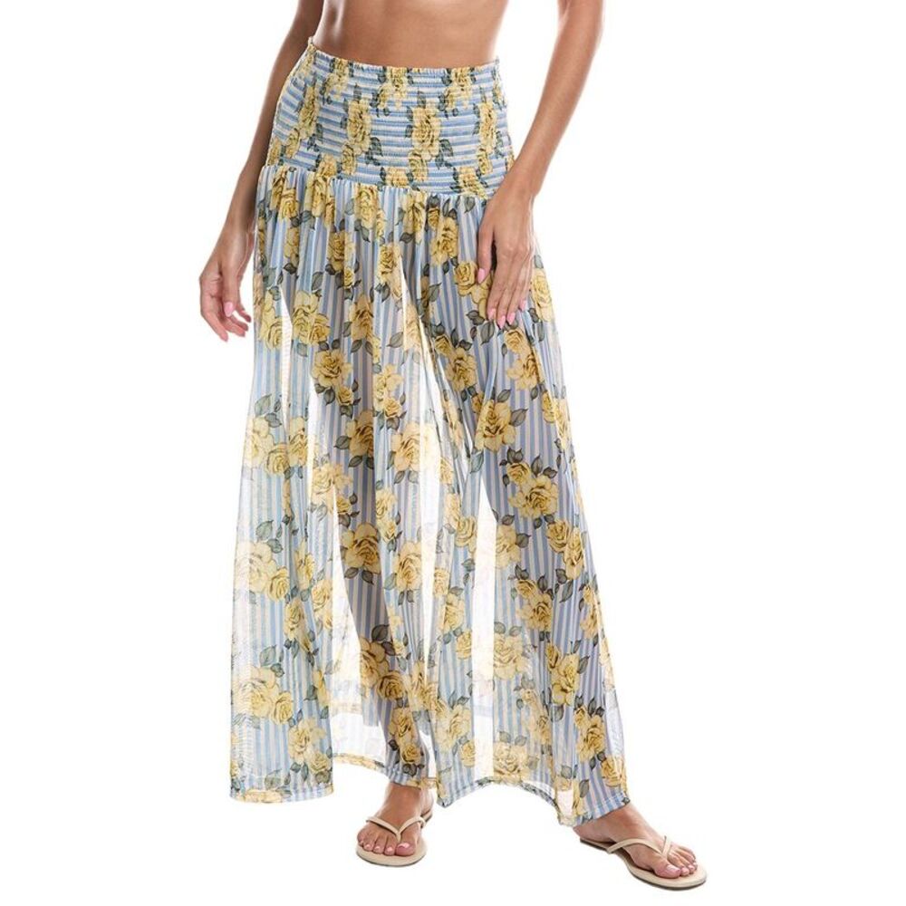 Hutch Womens Rivi Cover-Up Skirt, Yellow